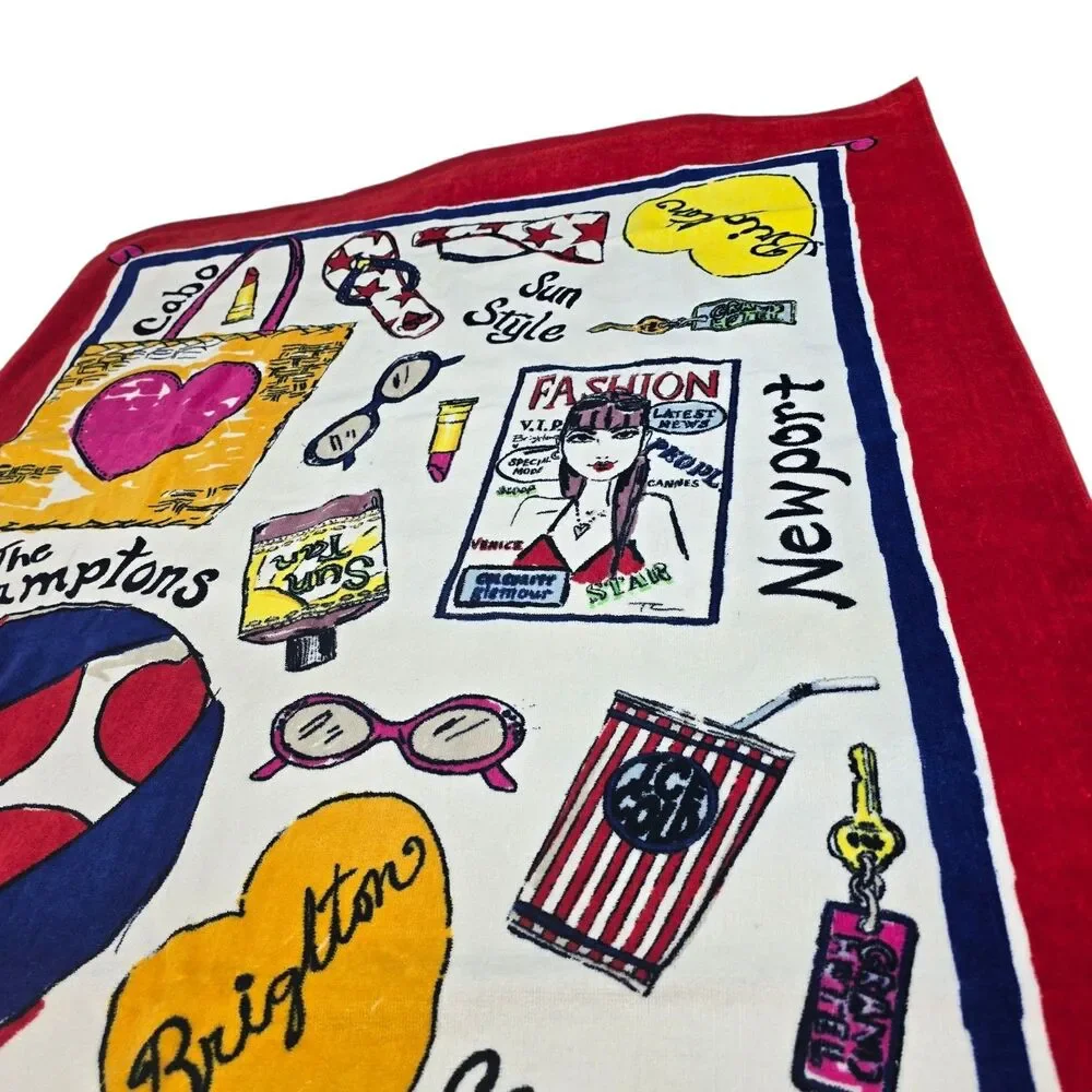 Brighton SUMMER CHIC Beach Towel 35”x68” Large